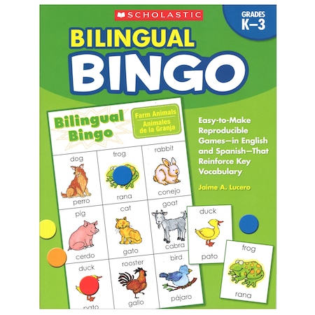 Scholastic Bilingual Bingo Game 9780439700672